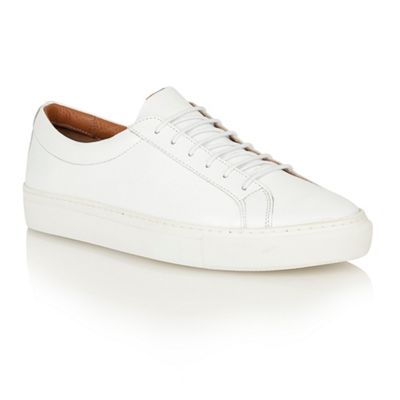 Frank Wright White 'Eddie' lace-up sneakers